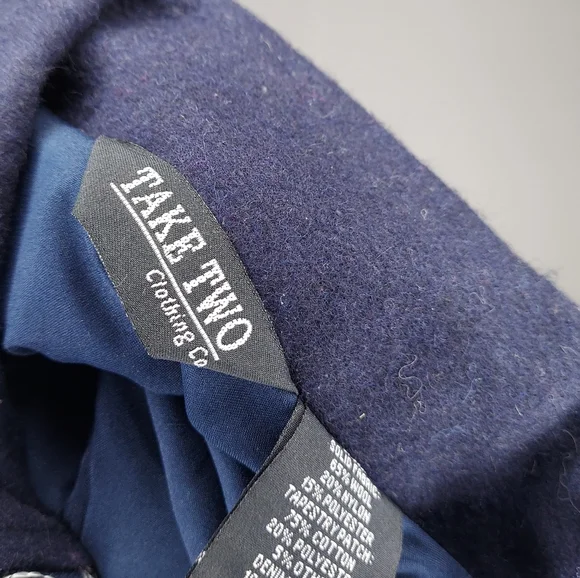 Vtg Tapestry Patchwork Button Jacket Large Embroidered‎ Bobo Folk Artsy Art Wear - Picture 8 of 8